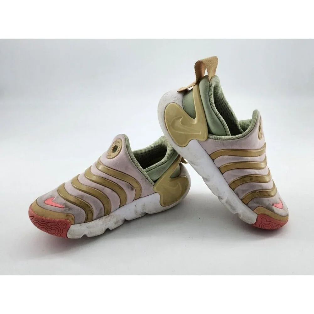 Nike Dynamo Go‎ Low Toddler Sneaker Shoes Pink Foam Sesame DH3437-600 Size 10.5C